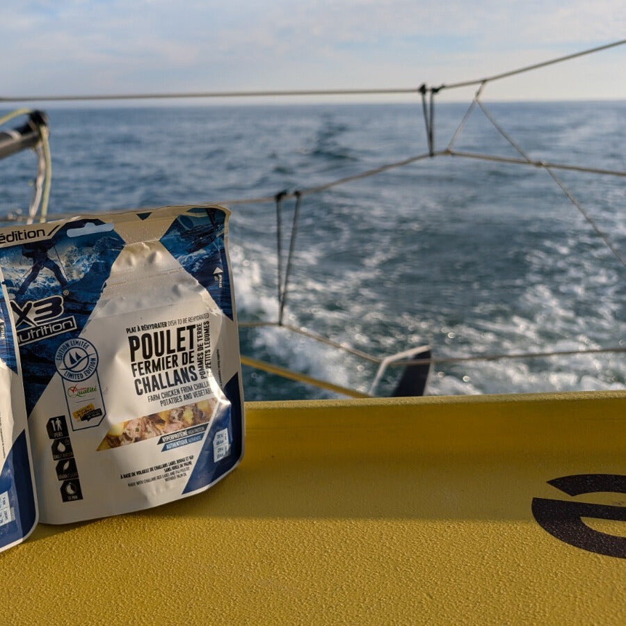 plat lyophilisé poulet de challans en pleine mer